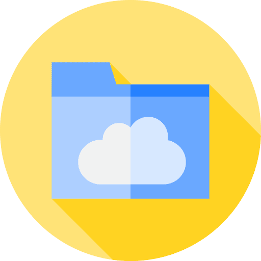 Folder storage folder files and folders icon