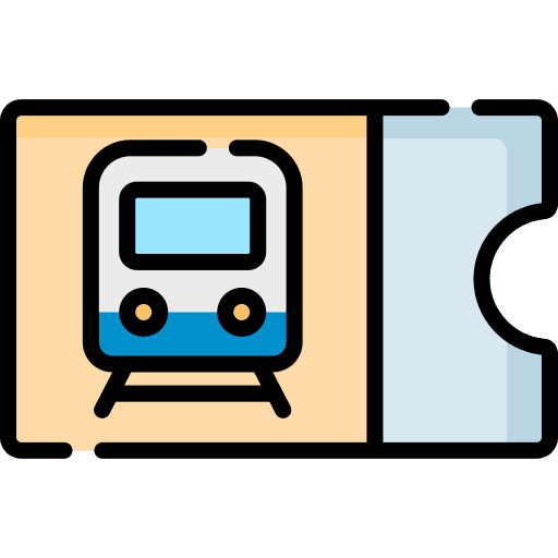 Train ticket train ticket ticket transport icon