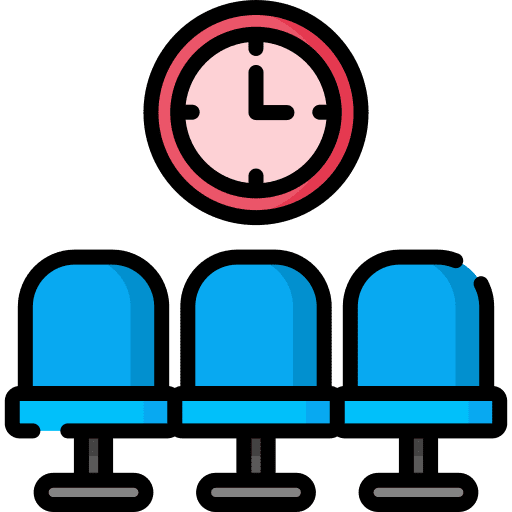 Waiting room seats transportation furniture and household icon