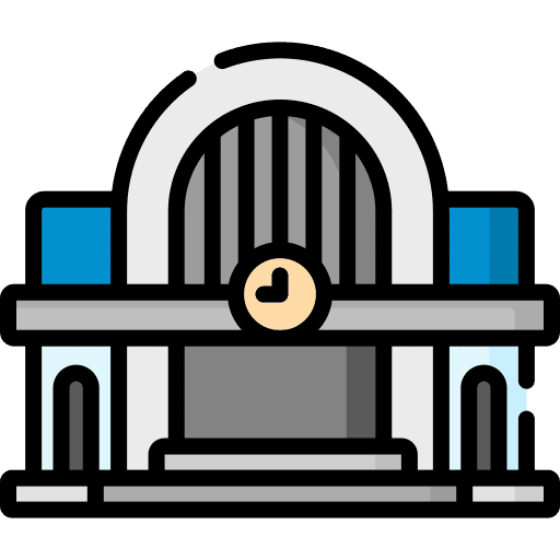 Railway station railway station station platform icon