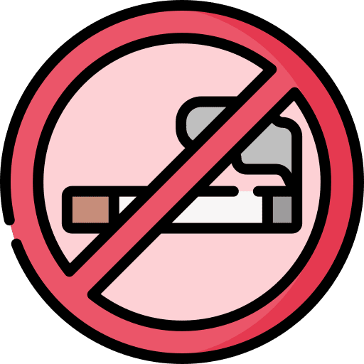 No smoking forbidden no smoking prohibition icon