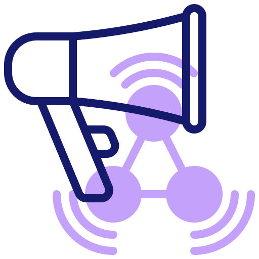 Megaphones megaphone announcement bullhorn icon