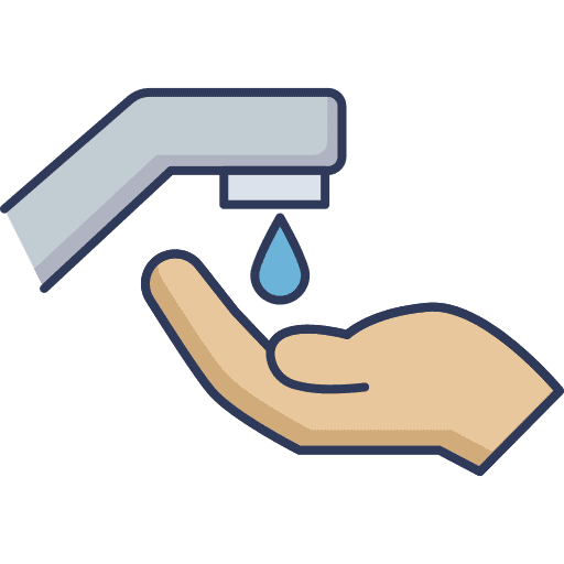 Hand wash hand wash water tap hand icon