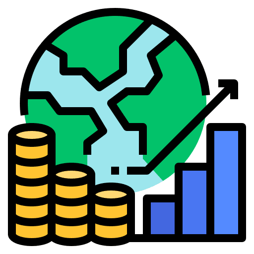 Economic economy economic chart icon
