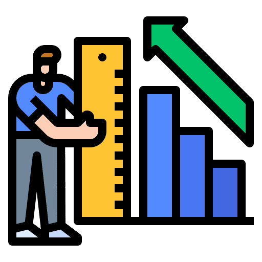 Measurement measurement economy statistic icon