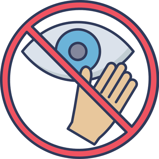 No touch signal hand healthcare and medical icon