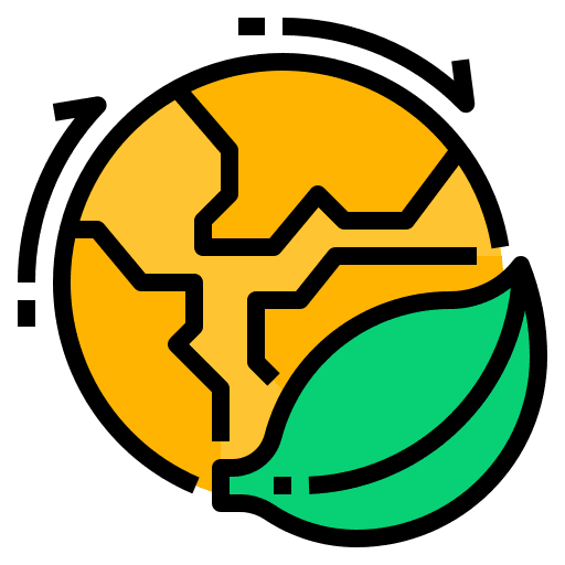 Go green ecology and environment world earth icon