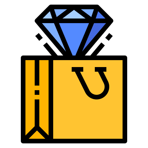 Value product commerce and shopping value icon