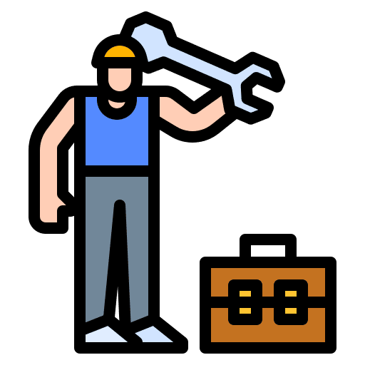 Labor man fix working icon
