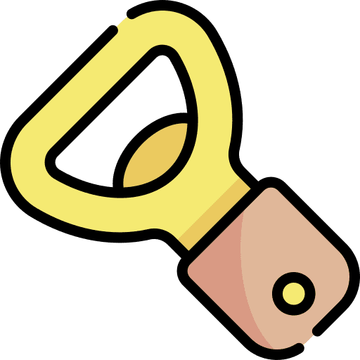 Bottle opener furniture and household kitchenware bottle opener icon