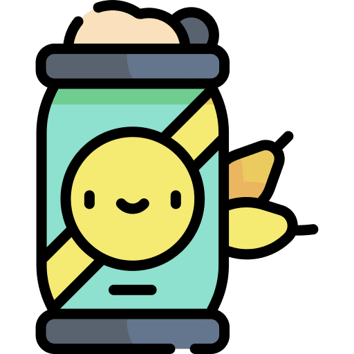 Beer can wheat alcoholic drink beer can icon