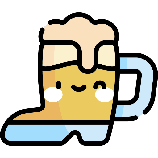 Beer mug beer boot alcoholic drink icon