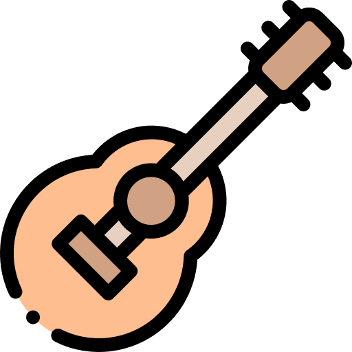 Guitar party music music and multimedia icon