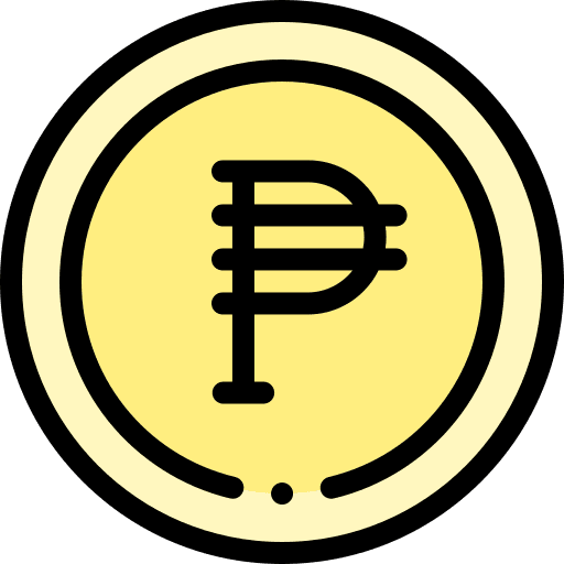 Peso peso colombia coin icon