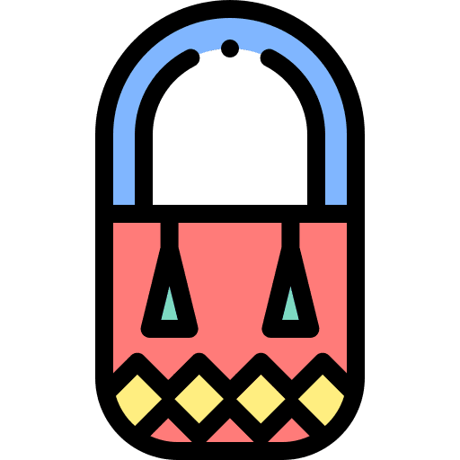 Wayuu trendy colombian accesory icon