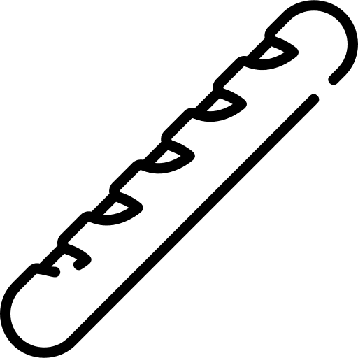 Baguette food and restaurant bread handmade icon