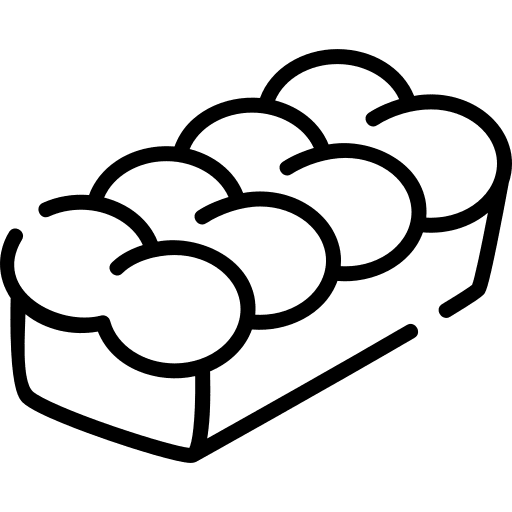 Brioche homemade brioche food and restaurant icon