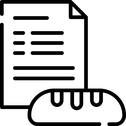 Recipe breakfast bakery bread icon