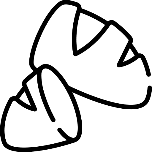 Rye bread bread food and restaurant bakery icon