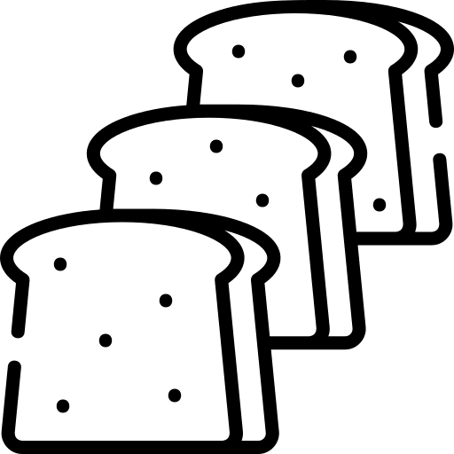 Sliced bread bread food and restaurant slice icon