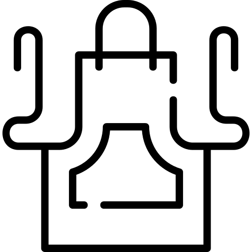 Apron protection apron cook icon