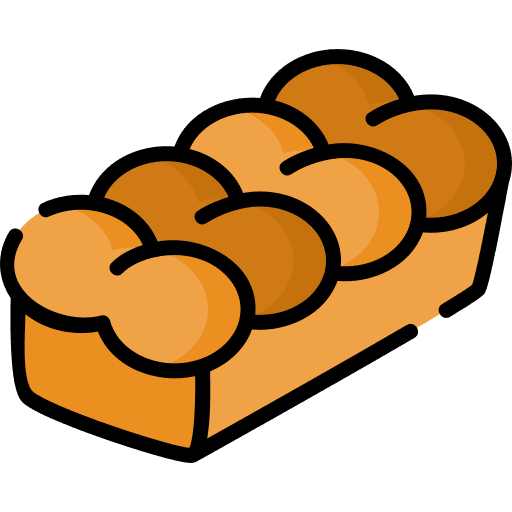 Brioche bread brioche bakery icon