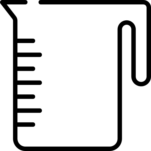 Measuring glass measuring glass measuring cup food and restaurant icon