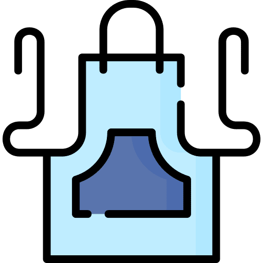 Apron protection apron food and restaurant icon