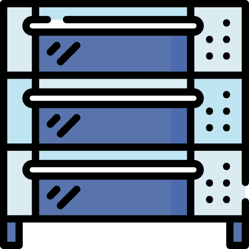 Oven bakery food and restaurant oven icon