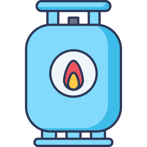 Gas cylinder gas cylinder industry icon