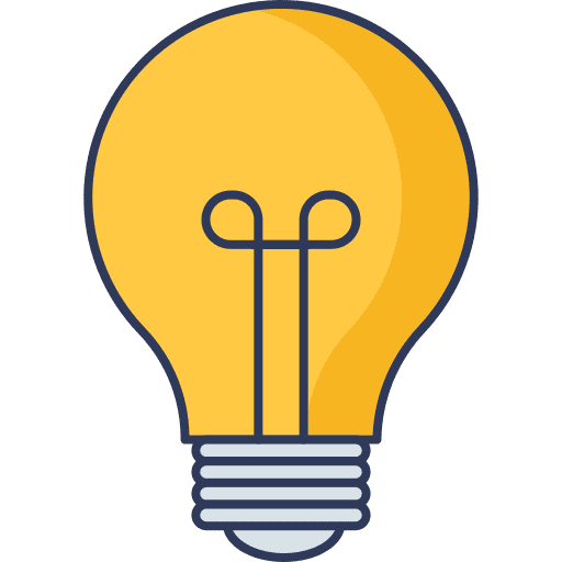 Light bulb technology electronics bulb icon