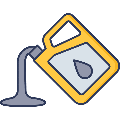 Petrol can industry ecology and environment pollution icon