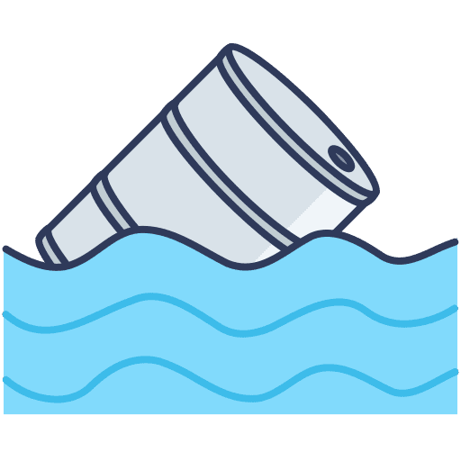 Oil barrel oil barrel water pollution ecology and environment icon