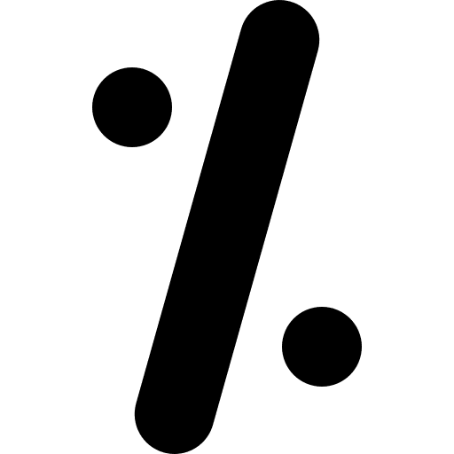 Percentage discount percentage sales icon