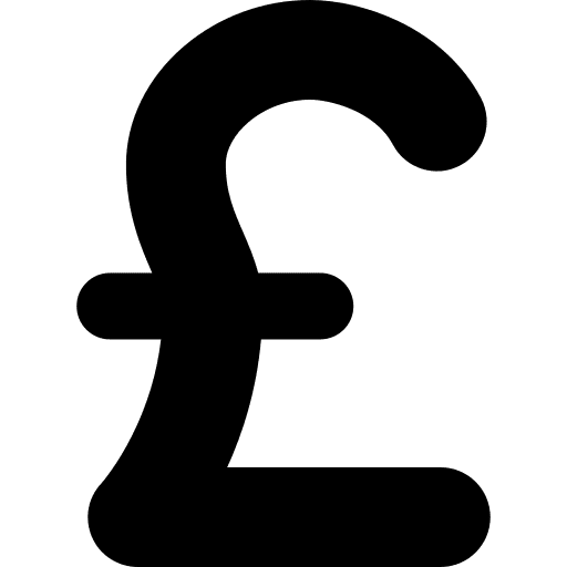 Pound commerce banking sterling icon