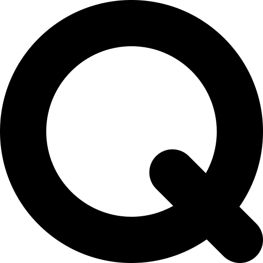 Q letter consonant q icon