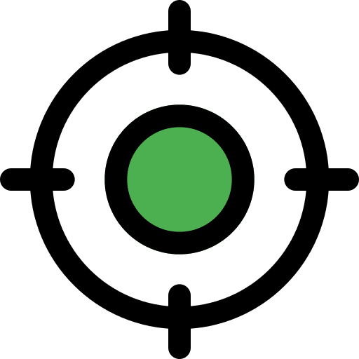Crosshair crosshair target point icon