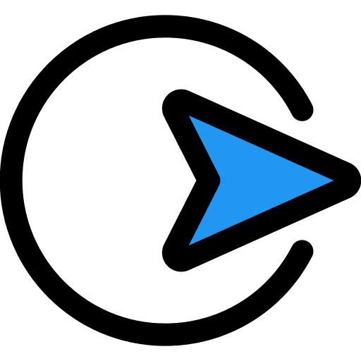 Right mouse clicking pointer icon