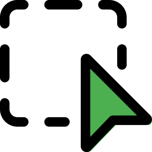 Selection square selection cliker icon