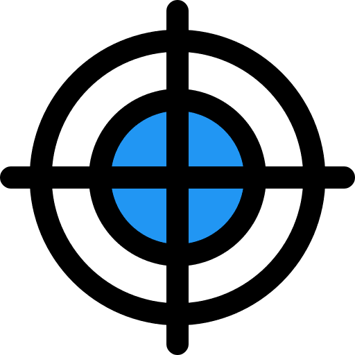 Target clicking left click cliker icon