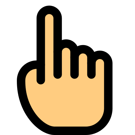 Finger cursor clicker hand pointer icon