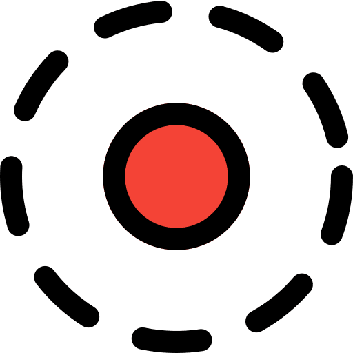 Round round ui mouse clicker icon