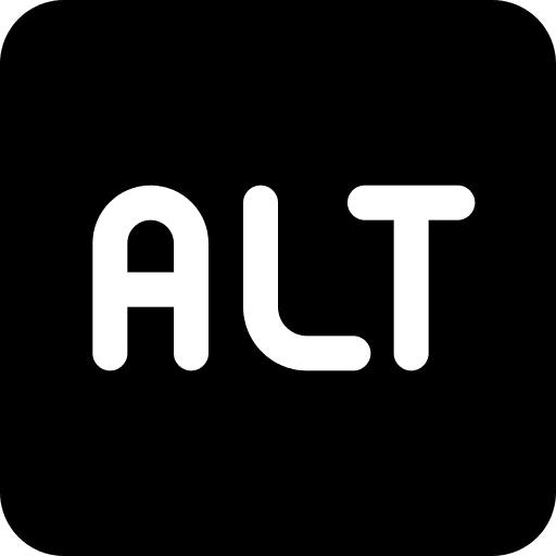 Alt interface keyboard symbol icon