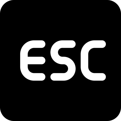 Escape symbol escape ui icon