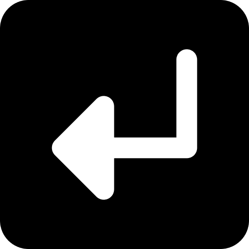 Return key keyboard tool icon