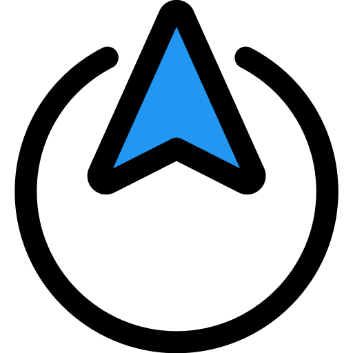 Top ui mouse clicker arrow icon