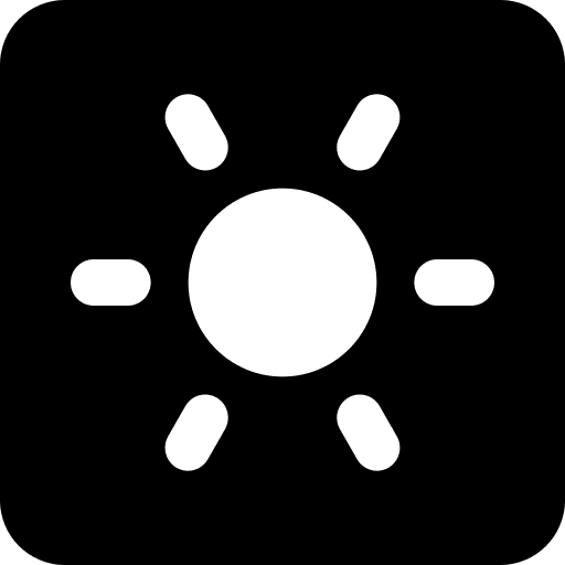 Brightness and contrast symbol interface key icon