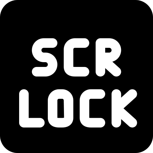 Lock computer keyboard button keyboard icon