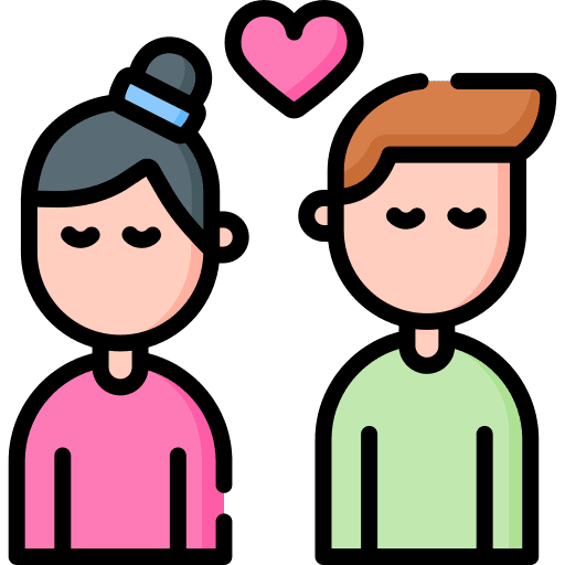 Couples therapy people relationship love icon
