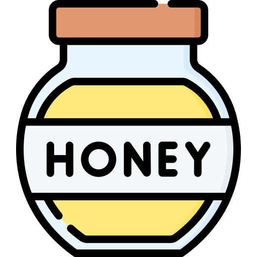 Honey organic pot food icon